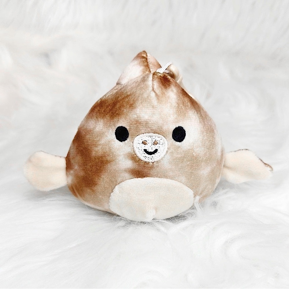 NWT Edmund the Dinosaur squishmallow clip !!